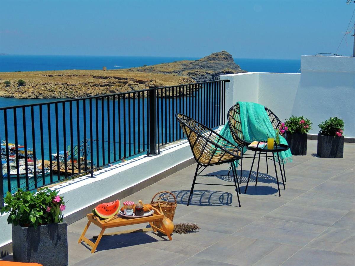 Lindos Aktaia Villa Exterior foto