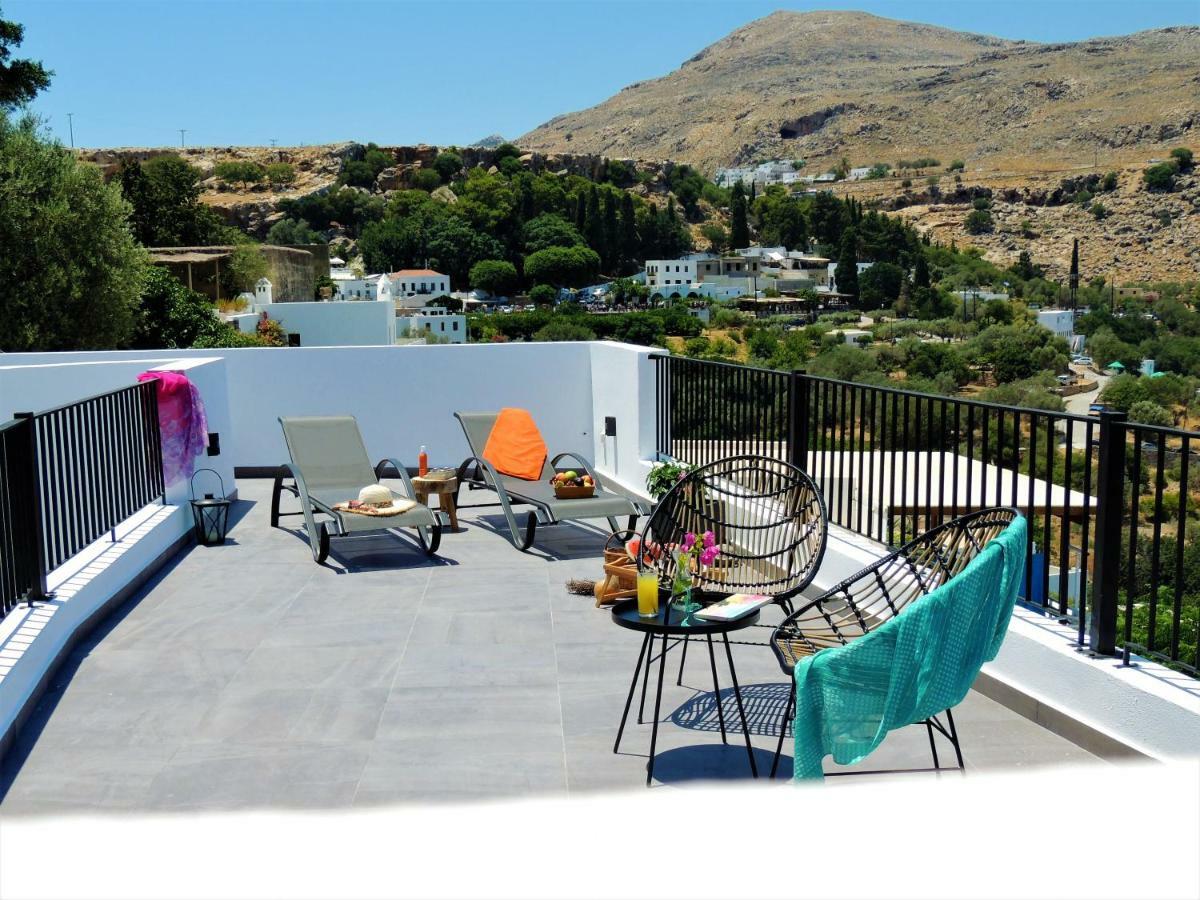 Lindos Aktaia Villa Exterior foto