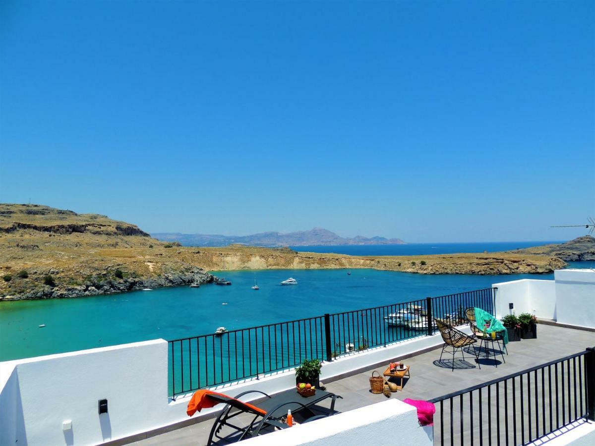 Lindos Aktaia Villa Exterior foto