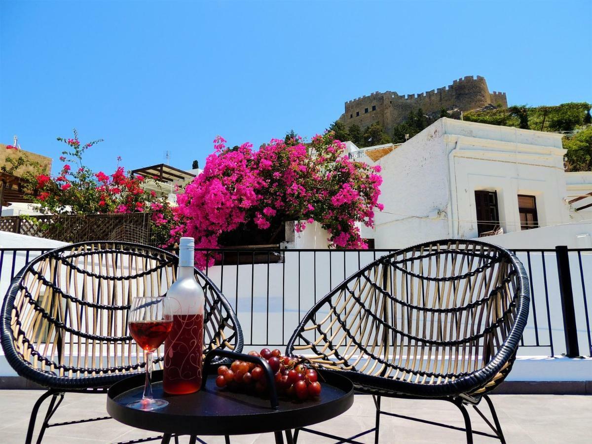Lindos Aktaia Villa Exterior foto