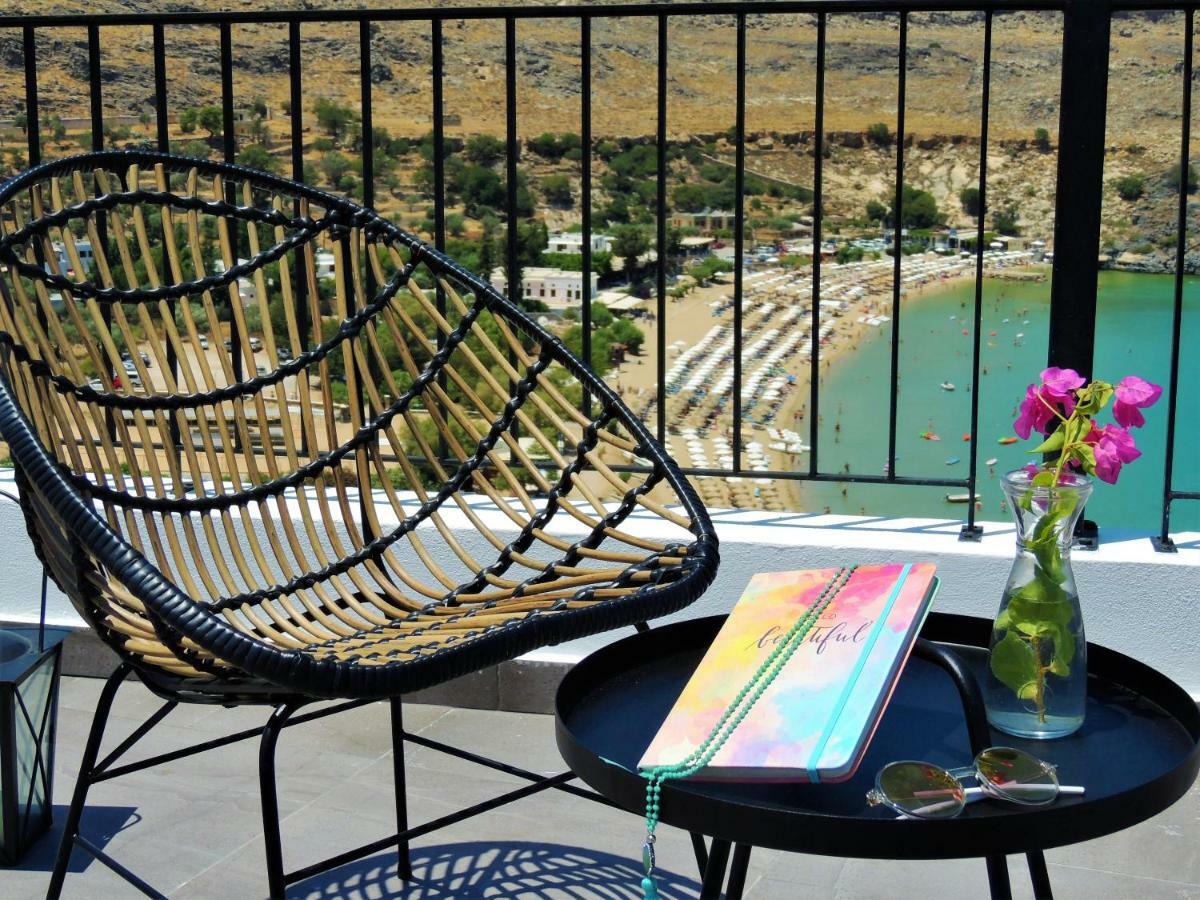Lindos Aktaia Villa Exterior foto