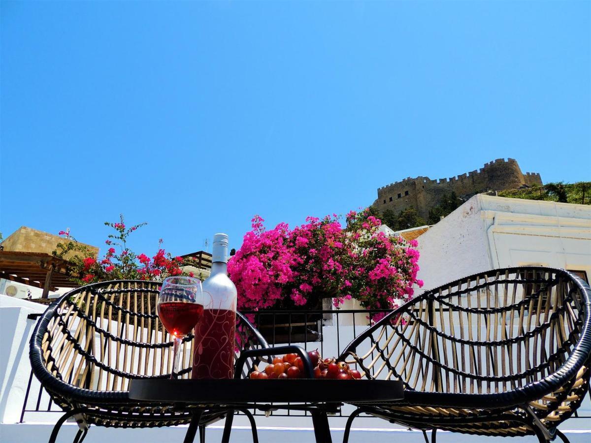 Lindos Aktaia Villa Exterior foto